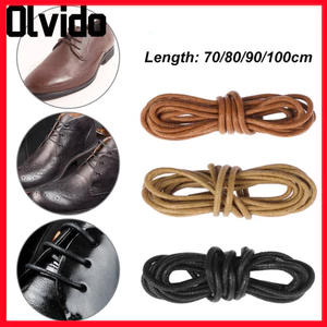 Dây buộc dây bốt OLVIDO, 70 / 80 / 90 / 100cm Nam Nữ Sáp dây giày, Phụ kiện giày tròn màu Giày thể thao