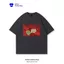 AdventureTime Phiêu Lưu Thời Gian Cho Bé Po Và Da Cũ Hàng Hóa Áo Thun Nam Nữ Cotton Nguyên Chất Tay Ngắn Cặp Đôi Mặc Rời
