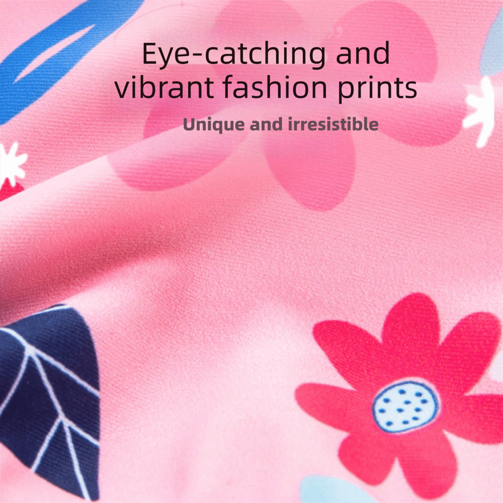 Mũ Bơi FEDAOG, Mũ Bơi In Hình Hoạt Hình Polyester, Thoải Mái Độ Đàn Hồi Cao Chống Thấm Nước Trẻ Em Mũ Bơi Bé Gái