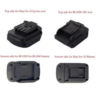 Bộ Chuyển Đổi Pin Lithium SEREN, Bộ Chuyển Đổi Nhựa 2 Trong 1 Pin Đế, Phụ Kiện Dụng Cụ Điện 18V Cho Makita