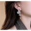 Thời trang khí chất mát mẻ zircon hình bướm rỗng cá tính và đa năng bông tai nữ