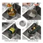 ✨Homie✨ Giỏ Lọc Rác Bồn Rửa Bát Inox Cao Cấp, Treo Bồn Tiện Lợi, Chống Tắc Cống
