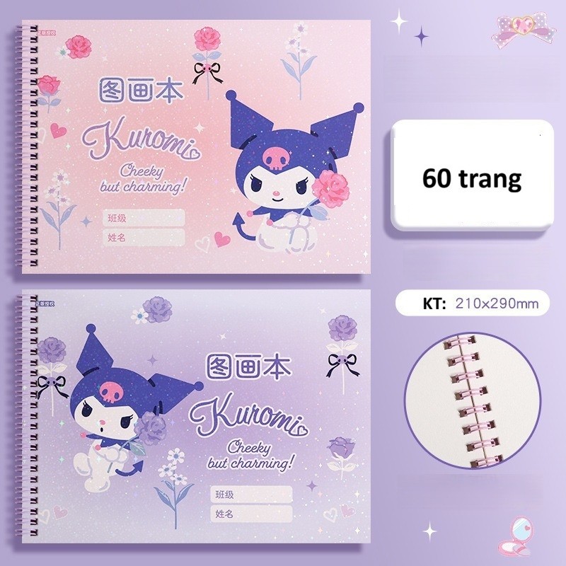 Quyển 30 tờ giấy vẽ A4 cho bé in hình Capybara Panda dễ thương MUN STORE QUYENVECAPY1461