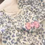 Mùa Hè Cô Gái Đẹp Nơ Dễ Thương Họa Tiết Da Báo 2026 Quần Short Tay Ngắn Sinh Viên Loungewear Phù Hợp Với Có Thể Mặc Bên Ngoài