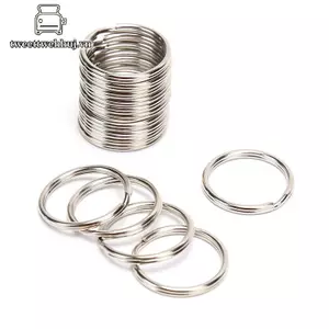 Nhíp 100 Cái / lốc Móc Chìa Khóa DIY Kim Loại Chìa Khóa Chia Nhẫn Vòng Kim Loại Móc Khóa VN