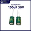 10 cái Tụ hóa 100uF 50V xanh lá 8x12mm chất lượng cao