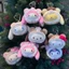 BH2 Sanrio Hello Kitty My Melody Plushie Baby Bear Đồ chơi hợp thời trang Vinyl Hộp mù sang trọng Túi búp bê Charm HB2
