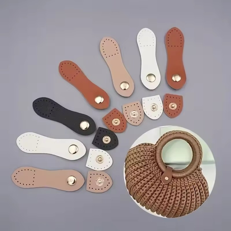 [GUUDUU] Khóa túi da thời trang - Nút thủ công - Dành cho phụ kiện túi xách DIY - Khóa khóa chốt ví - Khóa gói thẻ / Giao hàng miễn phí