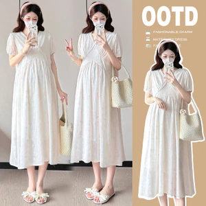 Váy bà bầu mùa hè thời trang cỡ lớn