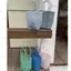 Túi xách dệt PVC PYCOU, Túi Tote giỏ rau củ mở chống thấm nước, Túi đi biển đa năng dung tích lớn Túi đi biển đi biển du lịch hàng ngày Sử dụng