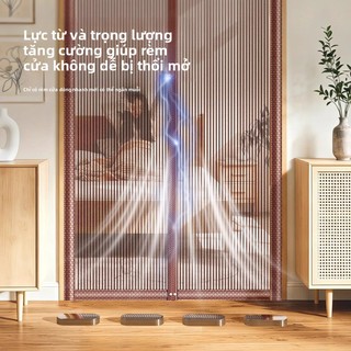 2026 Phong Cách Mới Cao Cấp Chống Muỗi Rèm Cửa Sợi Thủy Tinh Lưới Toàn Dải Từ Tính Mạnh Màn Hình Tự