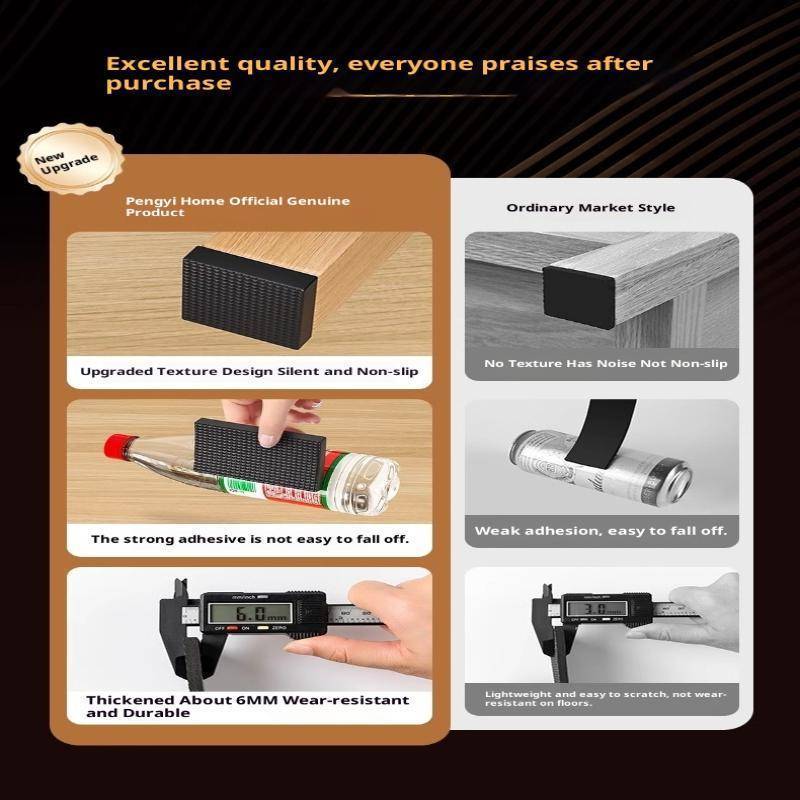 Springevenstar Miếng Lót Nội Thất Chống Trơn Trượt Tự Dính Cao Su Nội Thất Chân Bảo Vệ Hạng Nặng Bảo Vệ Sàn Cho Ghế Bàn Ghế Sofa Tầng Springevenstar