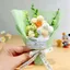 Handmade Mini Dệt Kim Len Bó Hoa Mẫu Giáo Giáo Trẻ Em Mẹ Thành Phẩm Sinh Viên Ngày Lễ Tiệc Kèm Quà Tặng Nhỏ Cro