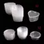 10 Cái / lốc Nhựa Màu Nhựa Hộp Đựng Trong Suốt Keo Putty Bọt Bóng Hộp Bảo Quản Slime Bảo Quản Đẹp