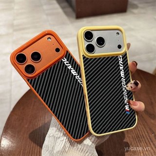 Ốp điện thoại kết cấu da vải thiều Kết cấu sợi Carbon Kết cấu dọc Thích hợp cho iPhone 15promax 16promax 16pro 17 16 15 14 pro max 11promax 12promax 17pro Vỏ chống sốc