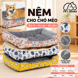 【Pet House】Dùng Được Suốt Bốn Mùa Ổ Mèo Đệm Cho Chó Dùng Được Suốt Bốn Mùa Sản Phẩm Thú Cưng Đa Năng Ổ Cho Thú Cưng