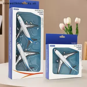 MỚI 1 / 2 Chiếc Quán Tính Máy Bay Máy Bay Đồ Chơi Trẻ Em Mô Phỏng Hợp Kim Kéo Ba Máy Bay Đồ Chơi Mô Hình Bé Trai Quà Tặng Máy Tính Để Bàn Trang Trí SKY