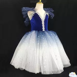 Váy Tutu múa ba lê BRBRAA, Đầm ba lê hồ thiên nga lấp lánh, Đầm dự tiệc thời trang Trang phục sân khấu Trẻ em hiện đại Váy ba lê trẻ em bé gái