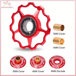 THÊM 11 / 13 / 15T Xe Đạp Phía Sau Derailleur Ròng Rọc Bánh Xe Hợp Kim Nhôm Xe Đạp Đường Bộ Hướng Dẫn Con Lăn Ròng Rọc Đi Xe Đạp Một Phần Phụ Kiện BSS
