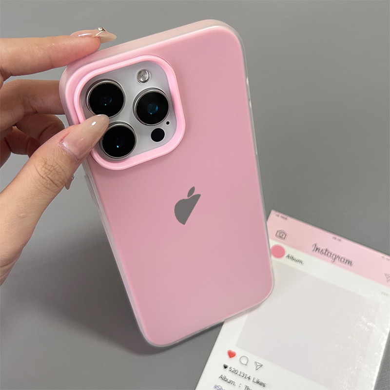Ốp điện thoại cho iPhone 17/16 Pro Max 15/14/13/12/11; Họa tiết nơ và trái tim cười