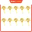 KIN Thời Trang Chữ Thập Thổ Cẩm Pin Tôn Giáo Xòe Hợp Kim Chất Liệu Ve Áo Pin Cho Quần Áo
