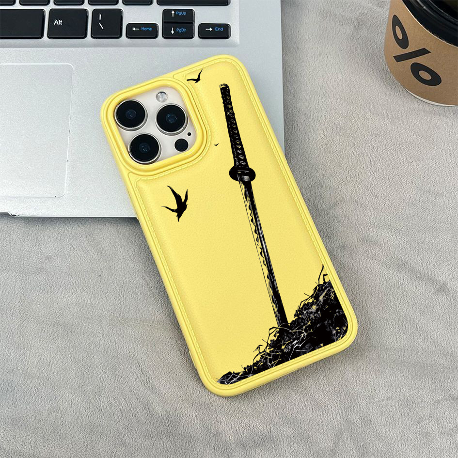 Hình bóng kiếm Samurai cho iPhone 17/16 Pro