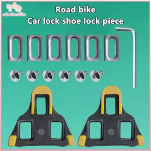 THÊM Bàn đạp xe đạp đường trường Cleat SPD SL Bàn đạp xe đạp Tấm kẹp Đĩa tự thả Phao Bàn đạp Cleats Giày đi xe đạp Phụ kiện xe đạp BSS