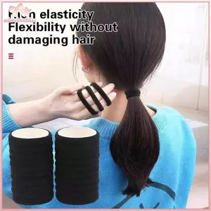 THÊM 100 Dây Buộc Tóc Cho Nữ Bé Gái Băng Đô Quấn Tóc Cao Su Đàn Hồi Cao Dây Buộc Tóc Đuôi Ngựa Giá Đỡ Scrunchies Accessorie BSS
