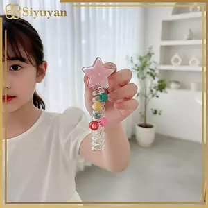 Dây buộc tóc ngọc trai có độ đàn hồi cao Siyuyan Fancy có dây điện thoại kiểu dáng được thiết kế dành cho tóc nữ VN