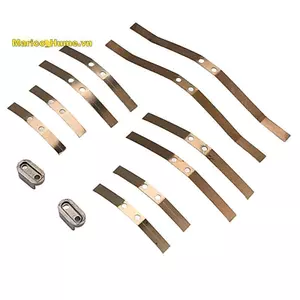 2 Cặp Thép Chống Sốc Lá Lò Xo Treo Cho B14 B24 B16 B36 1 / 16 RC Xe Tải Phụ Kiện