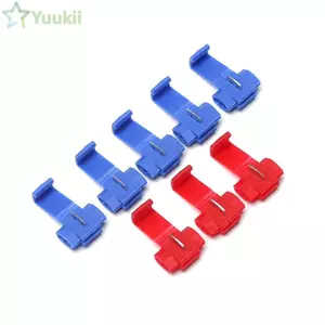 YUUKII 20 / 50 / 100 Cái Đầu Nối Nhanh Hữu Ích Không Kẹp Vít Dây Lò Xo Không Hàn Nhanh Splice