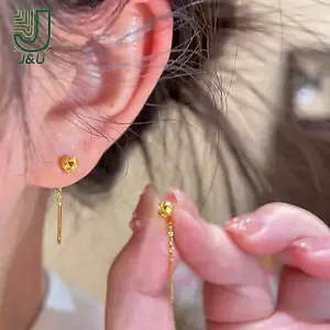 Bông Tai Vàng Ruyi Phong Cách Mới, Sang Trọng và Đa Năng