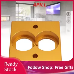 Apill Loa Zopsc HiFi Ổ Cắm Điện Hợp Kim Nhôm Nhà Ga Có Thiết Kế Mũi Khoan Phía Sau Để Dễ Dàng Lắp Đặt Màu Vàng
