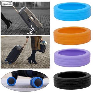 MODAHOME Vỏ bọc bánh xe vali silicone 4/8 cái/bộ, giảm mài mòn, bảo vệ bánh xe, phụ kiện vali