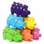 CAST Pig Squeaky Dog Toy, Đồ chơi lợn xẻ vết cao su tương tác mềm, Đồ chơi nhai chó 4in bằng cao su bền bỉ ngộ nghĩnh cho chó nhỏ vừa lớn