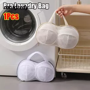 MARGREDY 1 Túi Giặt Áo Ngực, Có Tay Cầm Túi Lưới Áo Ngực Thoáng Khí, Di Động Chống Trơn Trượt Chống Biến Dạng Đồ Lót Hoạt Hình Bảo Vệ Vệ Vệ Sinh Du Lịch Gia Đình
