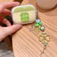Cat Lucky Grass Flower + Mặt dây chuyền Móc khóa AirPods Case cho AirPods Pro3 / 4 / 3 / Pro / Pro2 Vỏ tai nghe