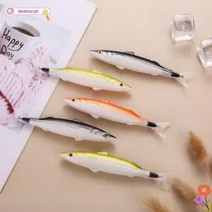 BEABOUT Bút Bi Hình Cá, Viết Bút Máy Viết Bằng Nhựa, Bút Chữ Ký Sáng Tạo Hình Muối Cá Trường Văn Phòng Phẩm Bút Gel Đồ Dùng Học Tập