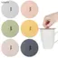 Luckyew Sáng Tạo Silicon Cốc Nắp Chống Chảy Cho Gốm Thủy Tinh Cốc Bát Chịu Nhiệt Kín Nắp Trà Nắp Cà Phê TQ
