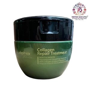 Hấp phục hồi tóc hư tổn Sophia Platinum Collagen Repair Treatment 450ml ( Made in KOREA) [ MK ]