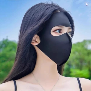 Mặt nạ chống nắng toàn mặt Ice Silk UPF50 + Chống tia cực tím Đi xe đạp ngoài trời thoáng khí