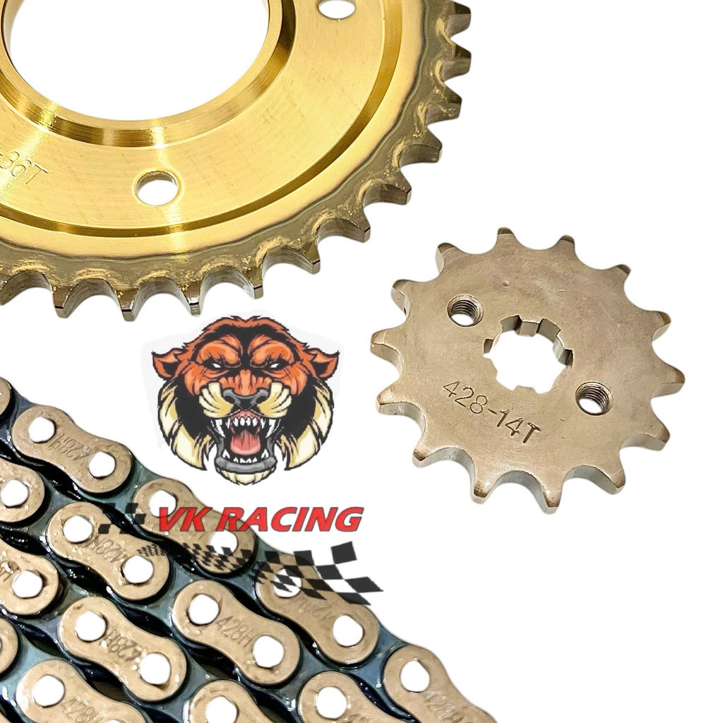 Bộ nhông sên đĩa NSD xích sên TAIMAHA thái lan wave rs100-110 - wa 100-110 - w rsx 100-110 - w blade (428H 14-36-106L)