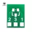 SOT23 SOT23-3 Biến SIP3 Bộ chuyển đổi SMD hai mặt sang DIP SIP3 Bộ chuyển đổi SOT SIP IC Ổ cắm Bộ tự làm