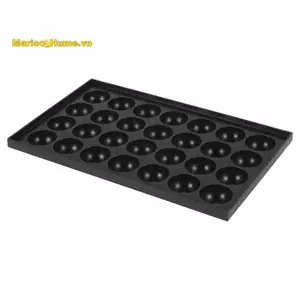 28 Lỗ 4cm Takoyaki Đĩa Nóng Chống Dính Nấu Ăn Tại Nhà Takoyaki Đĩa Takoyaki Chỉ Takoyaki Tấm Nhôm