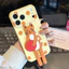 Ốp lưng iPhone chấm bi cặp đôi chó mèo kèm giá đỡ điện thoại gập iP - 11/12/13/14/15/16/17/Plus/Air/Pro/Max