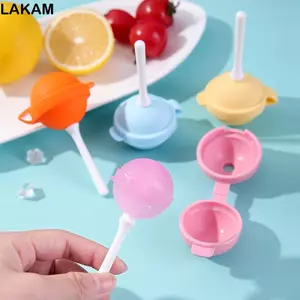 Khuôn Làm Đá Silicon LAKAM, Khuôn Silicon Popsicle Mini DIY, Chất Lượng Tái Sử Dụng Với Nắp Có Thể Tháo Rời Ice Pop Mold Bar