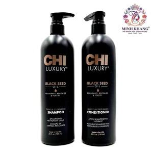 Dầu gội xả phục hồi tóc CHI Luxury Black Seed Oil Blend 739mlx2 [ MK ]