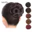 AqToCna Tổng Hợp Tóc Bun Chín Hoa Bud Tóc Giả Túi Kẹp Tóc Cho Nữ Đuôi Ngựa Móng Vuốt Kẹp Sống Động Như Thật Dụng Cụ Tạo Kiểu Tóc AqToCna