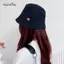 AqToCna Hip Hop Du Lịch Ngoài Trời Panama Mũ Chống Nắng Cho Nam Nữ Mùa Hè Cotton Buet Mũ In Chữ Người Cá Mũ Cho Bé Gái AqToCna