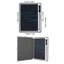 Bảng vẽ GETVOW, Máy tính bảng viết LCD tay áo bằng da, Bảo vệ toàn diện khỏi tay áo Đèn màu đen nhẹ Bảng điện tử văn phòng Ghi chú